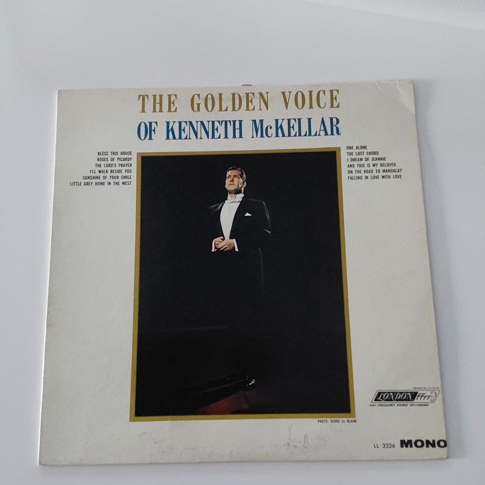 🔥 Near Mint Vinyl Kenneth McKellar The Golden Voice 33 RPM Mono London LL3326